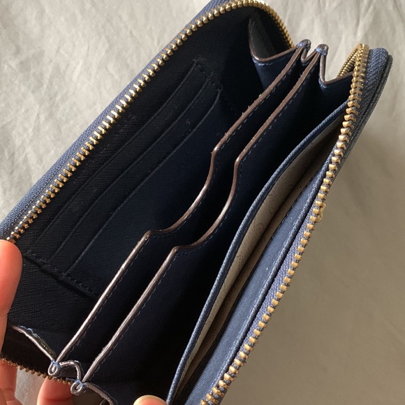 Michael Kors Saffiano Leather Zip Wallet/Wristlet - Picture 9 of 9